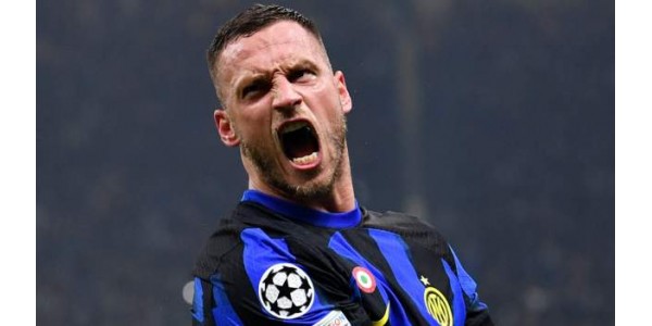 Marko Arnautovic scoret for andre gang i karrieren iført en Inter-trøye